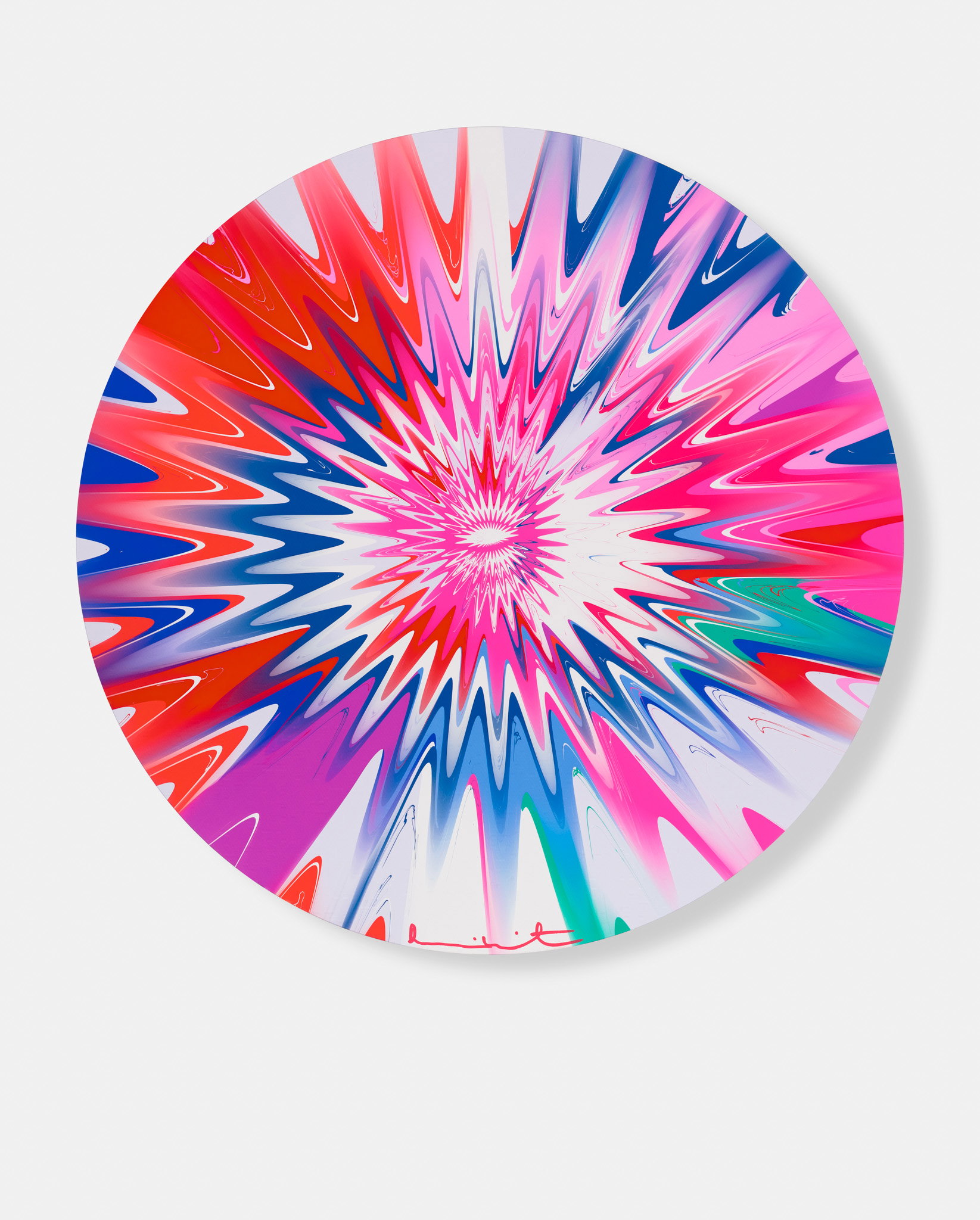 Beautiful, Less Genial, Truly Compassionate, Pure And Fervent Implosion Painting image #1 main image