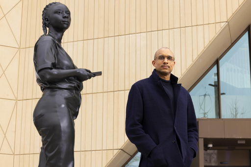 Thomas J Price walks tall at the V&A