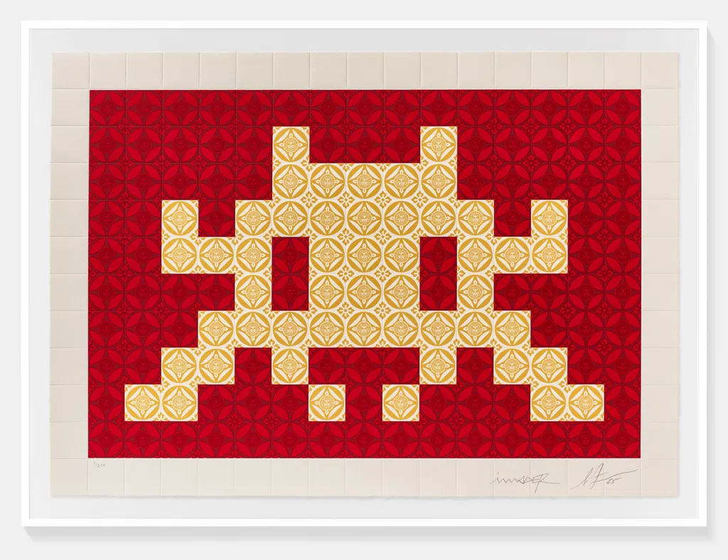 Positive Space/Negative Space (Cream/Red) TT1-4