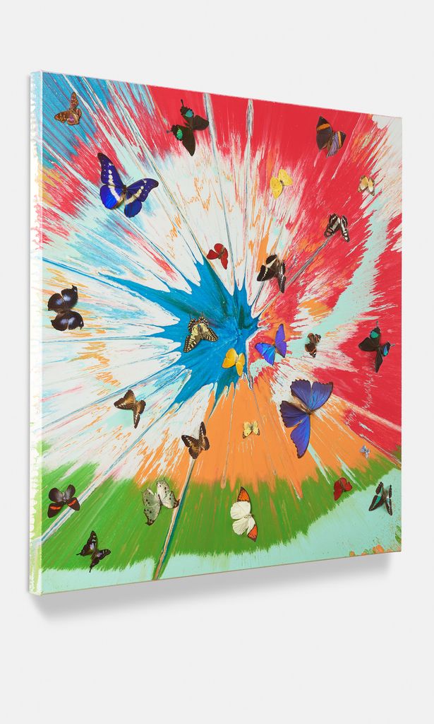 Beautiful It Came From Outer Space Painting (with Butterflies) 2