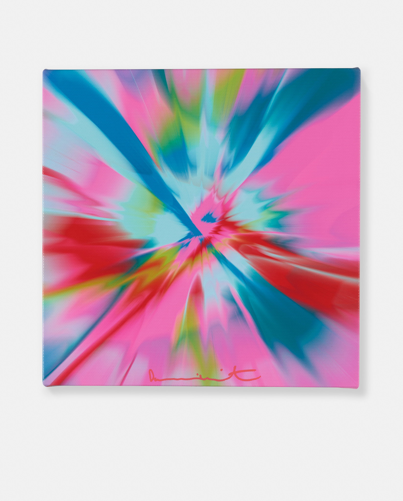 Beautiful, Distrustfully Excited, Free And Ardent, Often Haughty But Cheerful Corkscrew Painting image #1 main image
