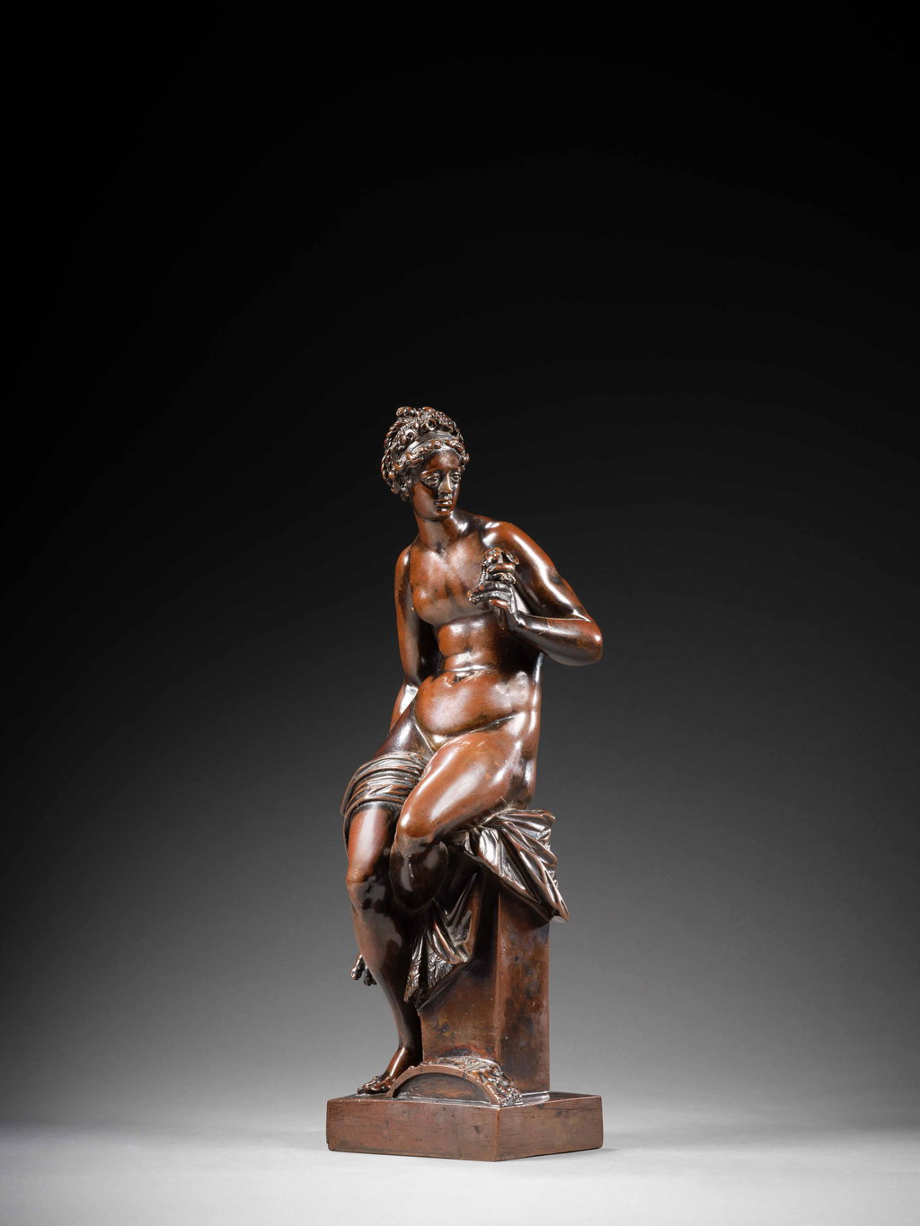 Allegory of Spring Bronze with nuanced brown patina by Attributed to Hans Reichle sold for $207,500. Image courtesy of Artcurial