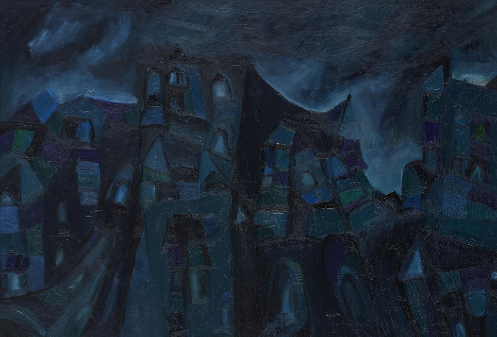 Untitled (A Winter Night) (1963). Sold for $88,200 in 2024. Image courtesy of Christie's