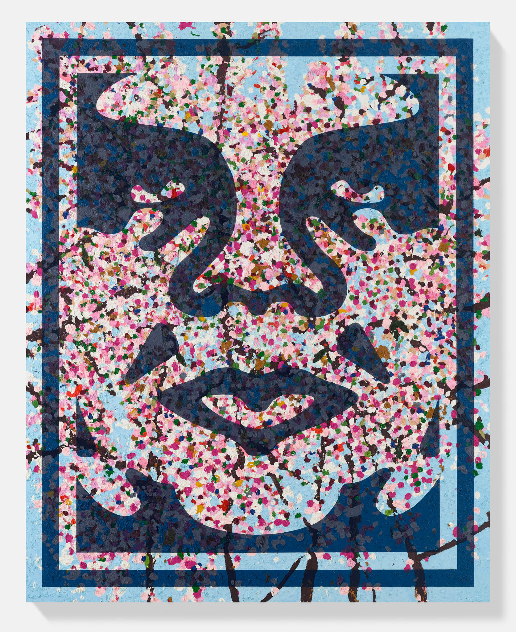 Invaded & Commanded Blossom by Fairey, Hirst & Invader | HENI Editions