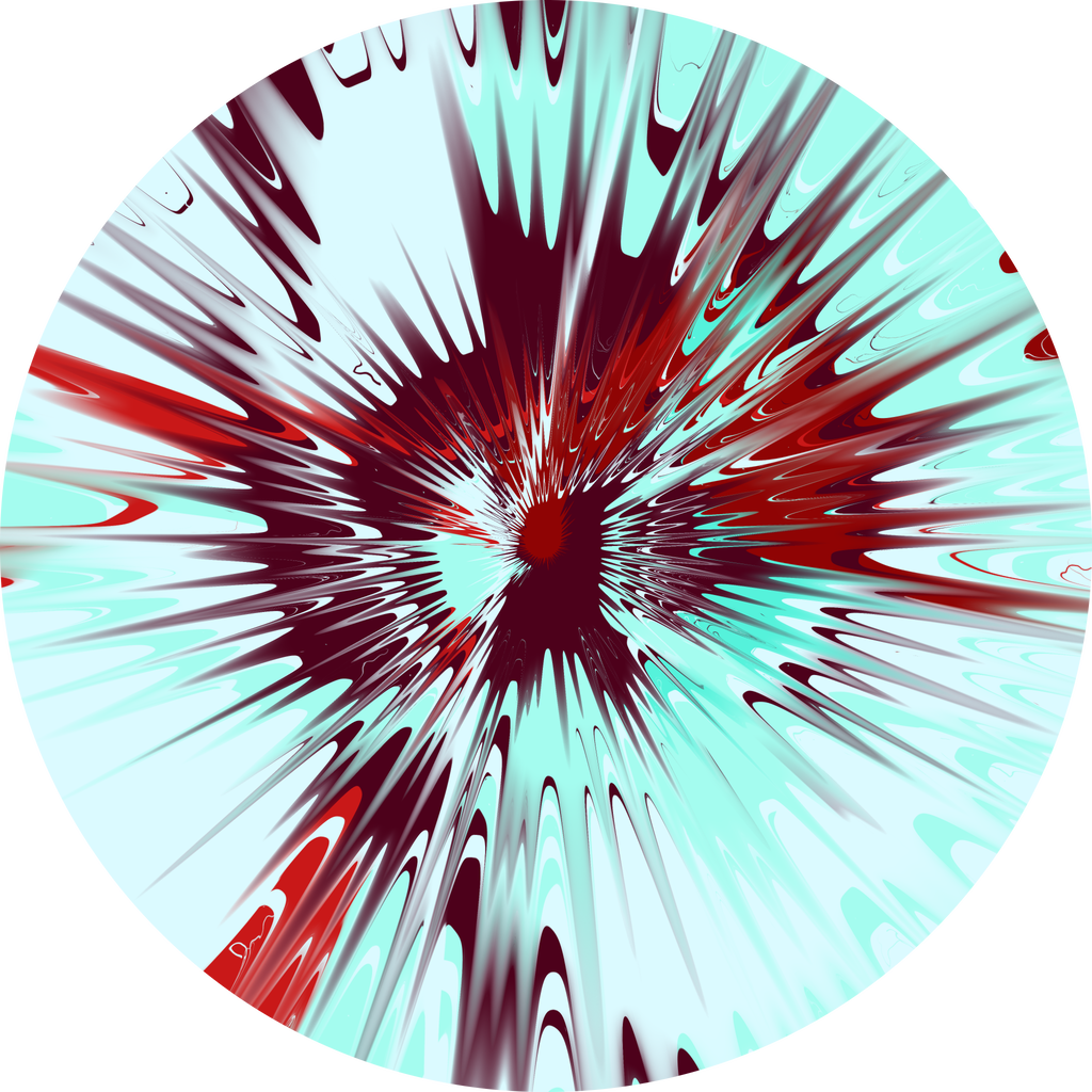 328. Beautiful, Hugging Electro-Telegraphic Explosion Painting main image