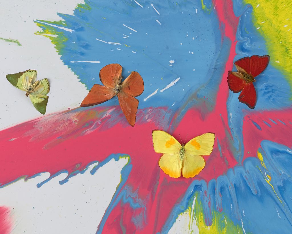 Beautiful Transcending Time and Space With Someone Like You Painting (with Butterflies) 4