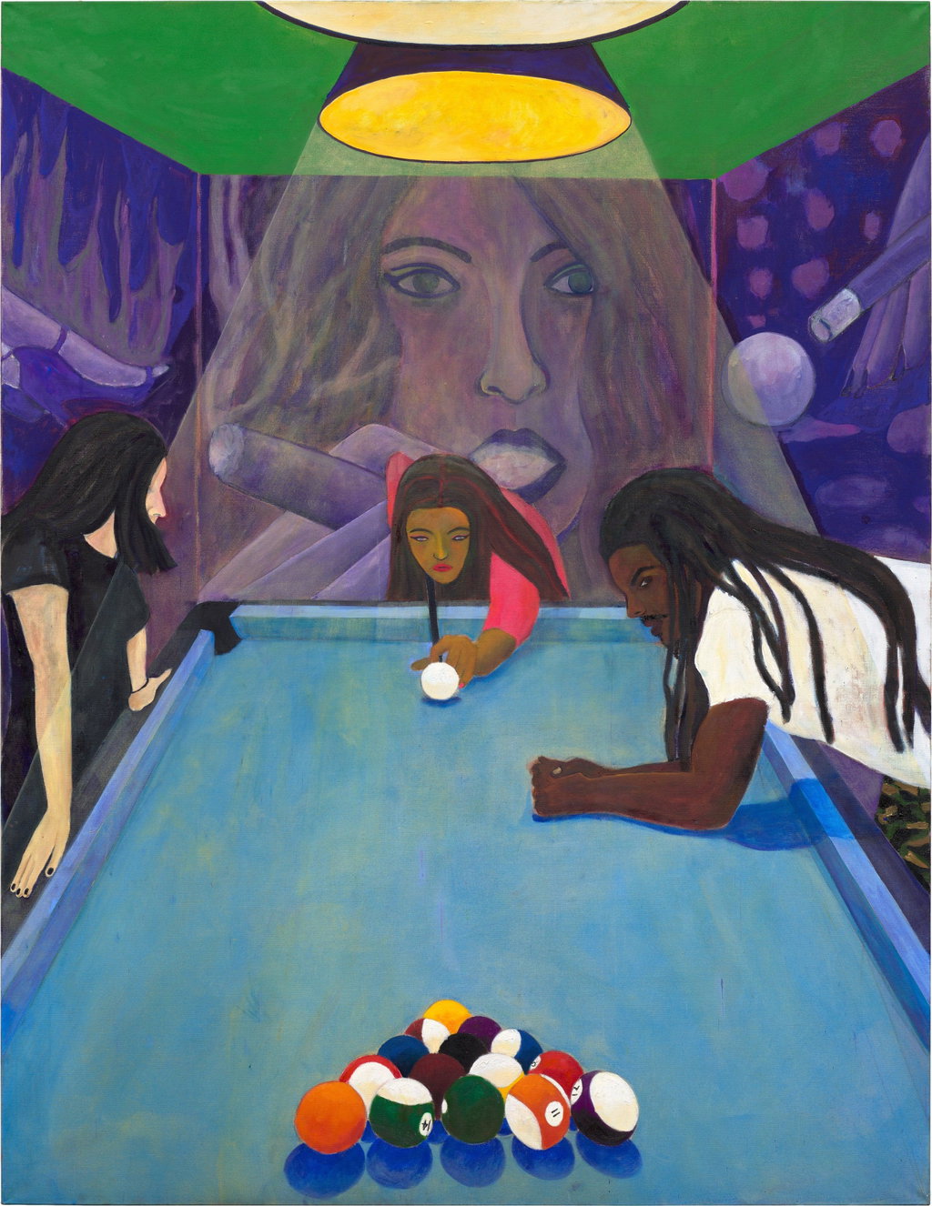 Club Pool (Elephant + Castle) by Simone Kennedy Doig sold for $55,300. Image courtesy of Phillips