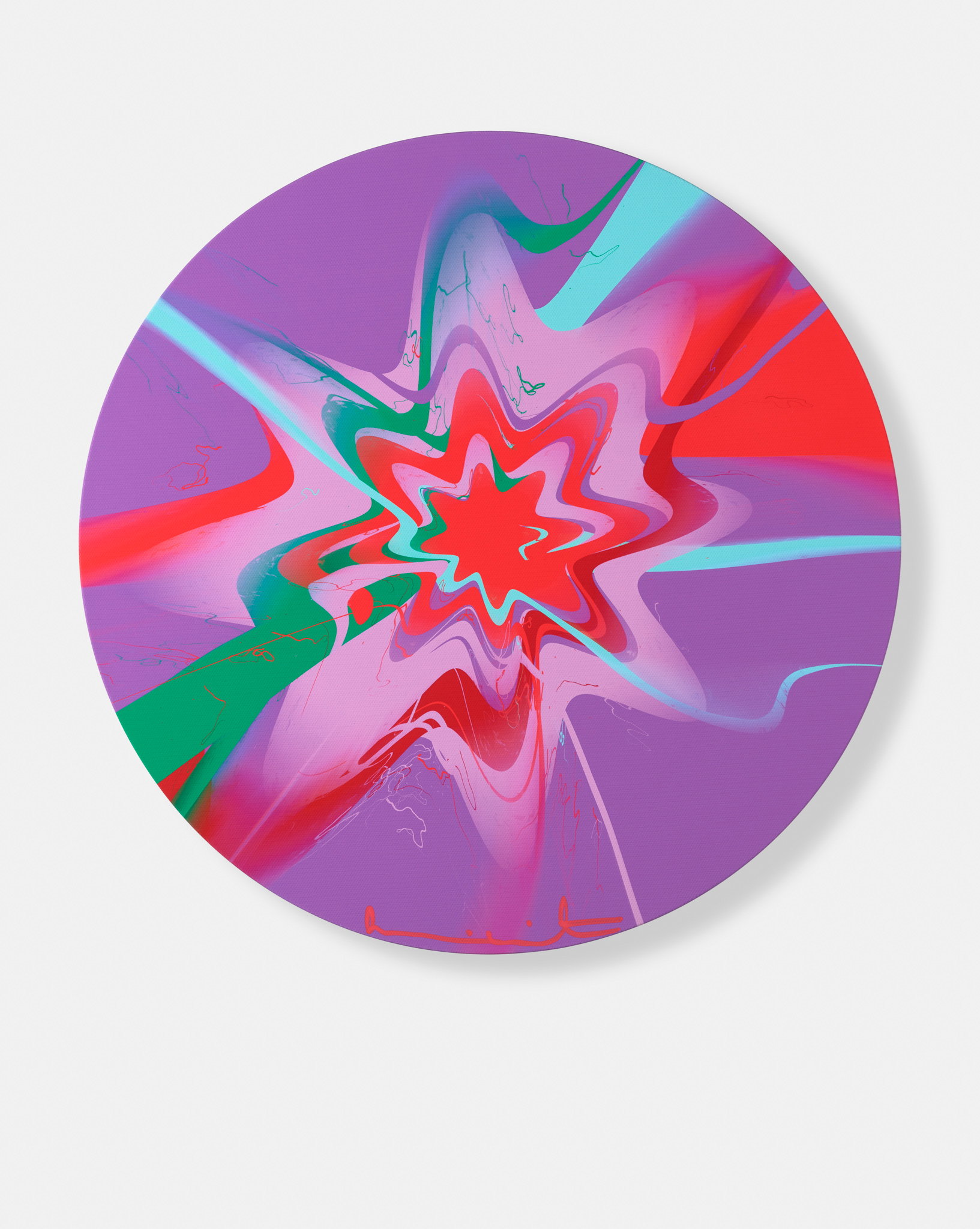 Beautiful, Self-Sacrificing, Yet Affectionate, Most Inscrutable, Pure And Free Aura Painting image #1 main image