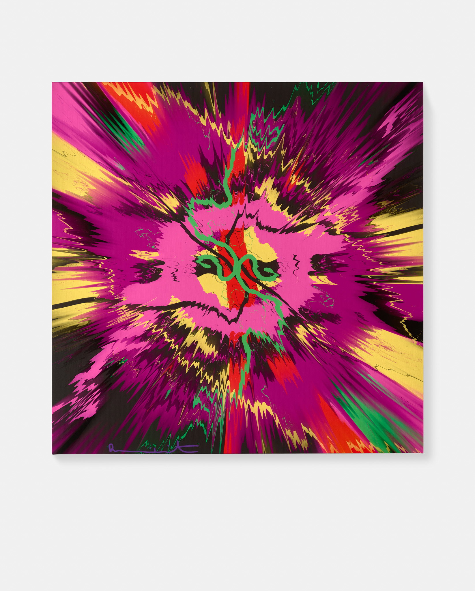 Beautiful, Very Sombre, No Brighter, Almost Ceaseless, Strange Stillness, Swift But Tempest Nebula Painting image #1 main image