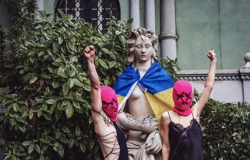 Pussy Riot storm Russian pavilion at Venice Biennale