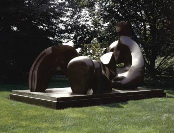 Three piece reclining figure draped (1975). Sold for $5.5m in 2003. Image courtesy of Christie's