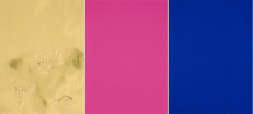Triptyque de Krefeld by Yves Klein sold for $7,677. Image courtesy of Van Ham Kunstauktionen