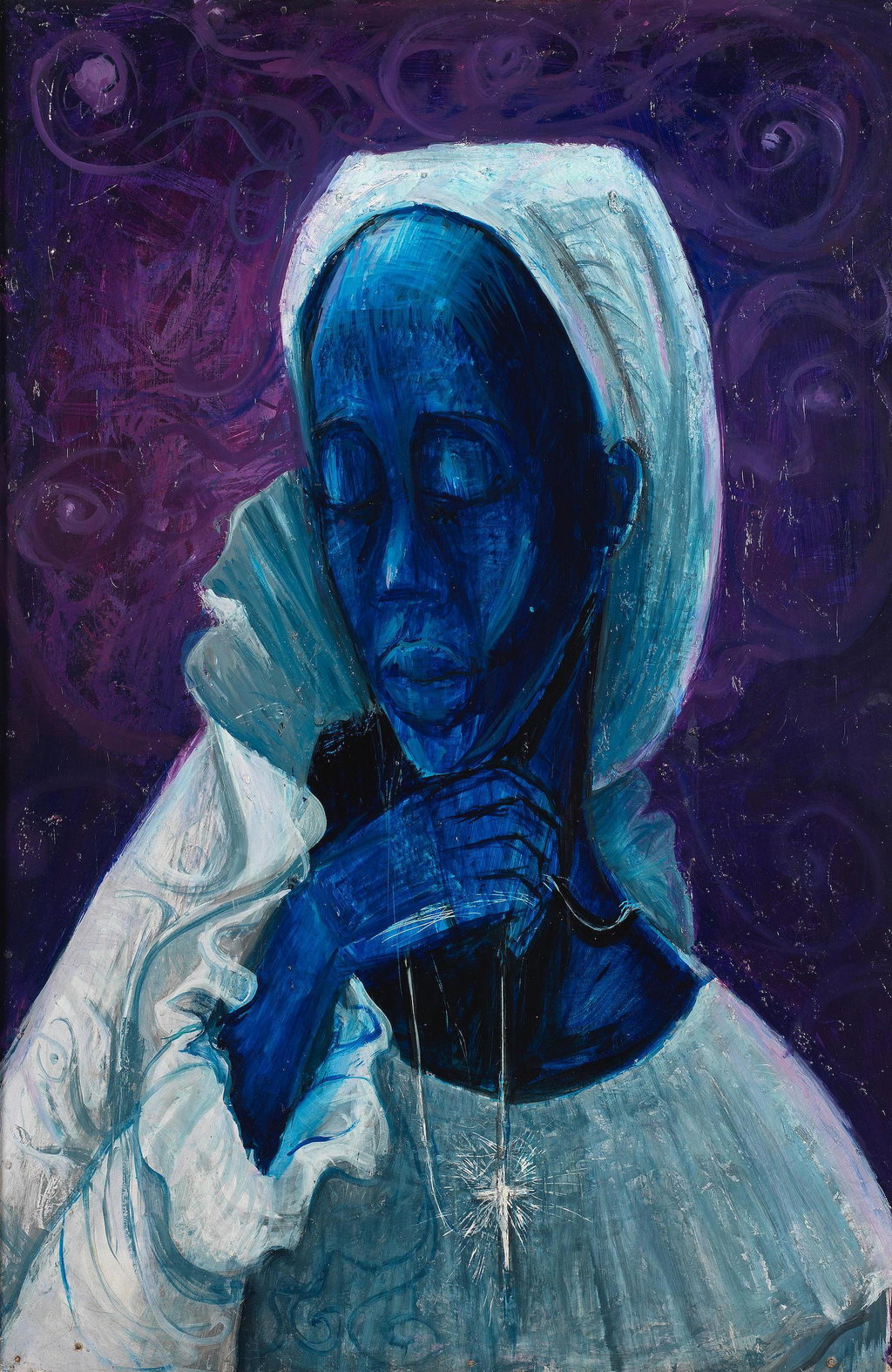 Crucifix (1986). Sold for $330,100 in 2021. Image courtesy of Bonhams