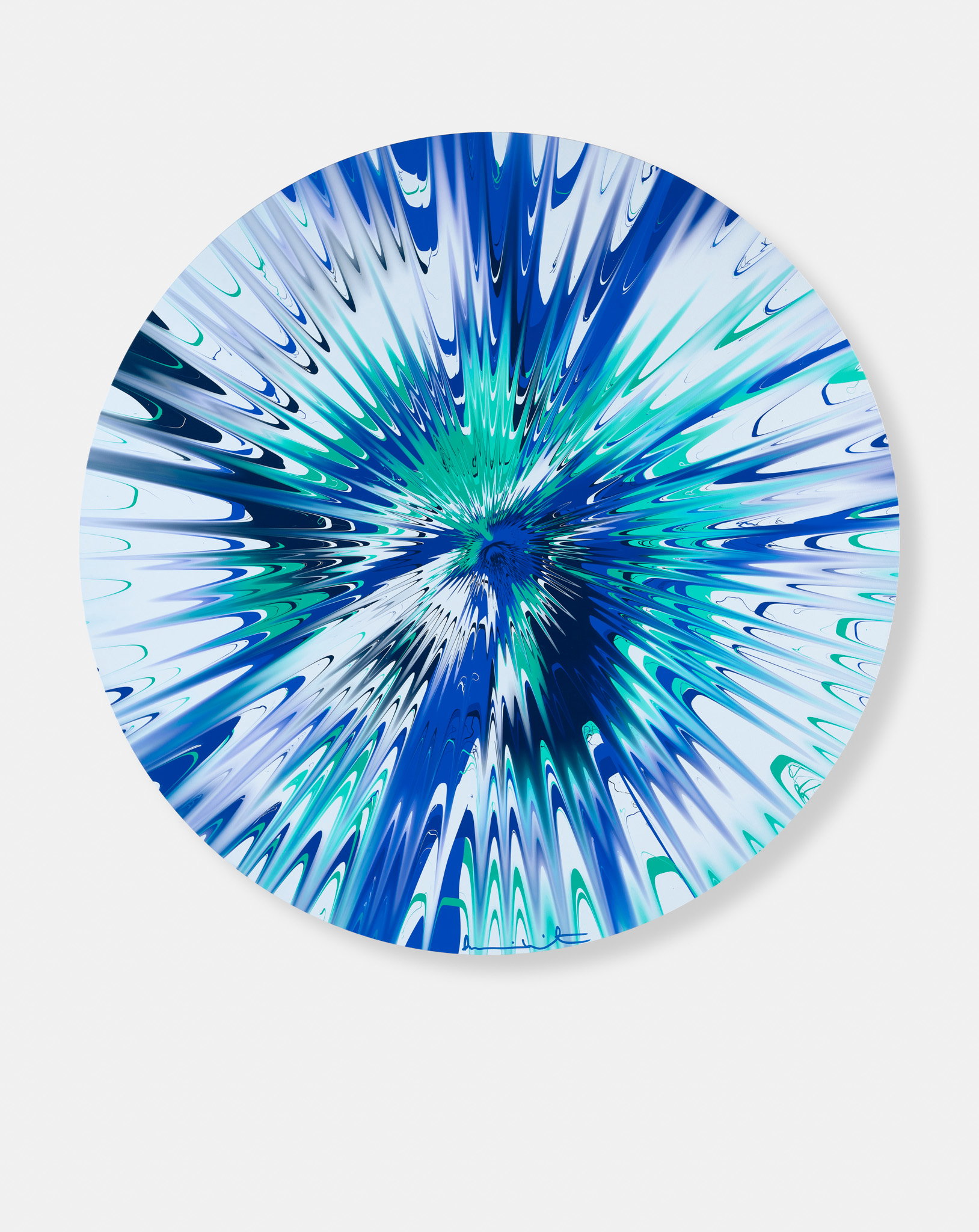 Beautiful, Almost Amorphous, Very Serene, Fair And Open Explosion Painting image #1 main image