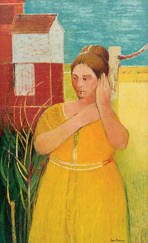 Sakti Burman Work Heads to Auction