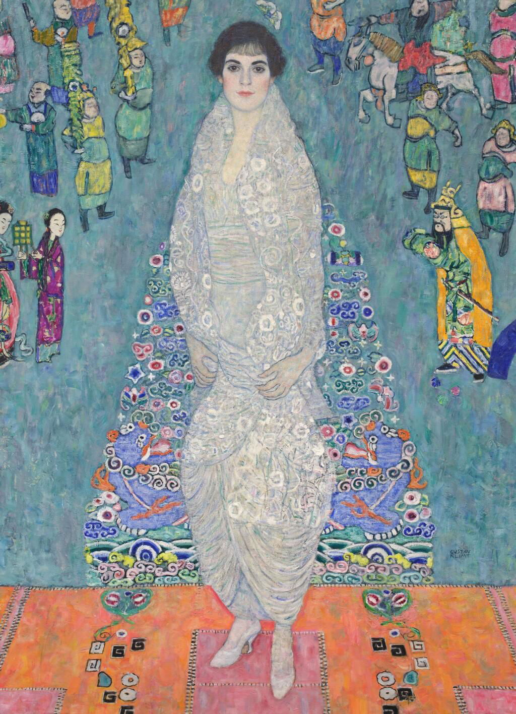 Bildnis Elisabeth Lederer (Portrait of Elisabeth Lederer) by Gustav Klimt sold for $236.4m.
Image courtesy of Sotheby's