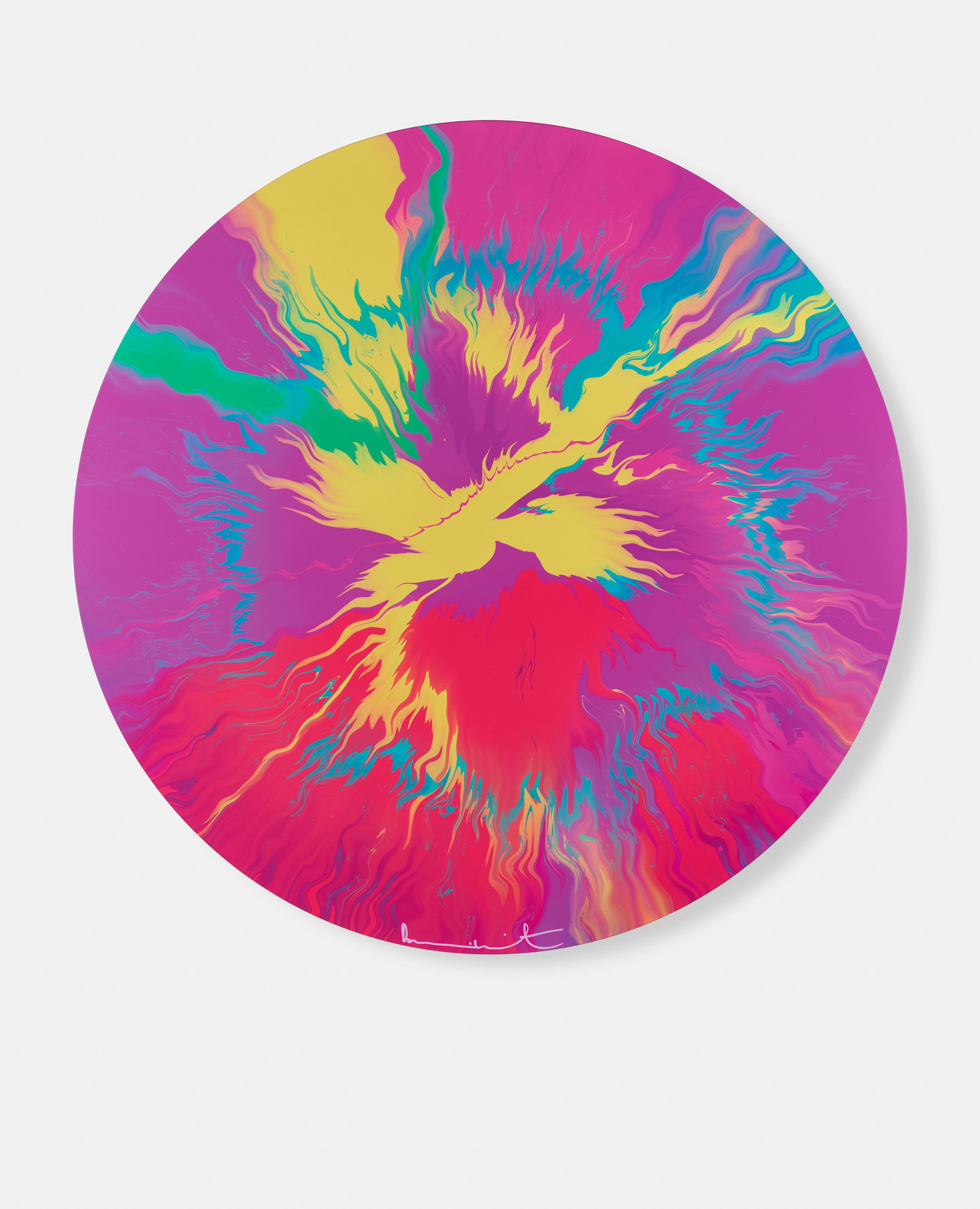 Beautiful, Purely Naturalistic, Perfectly Self-Controlled, Well Nurtured Bursting River Painting image #1 main image
