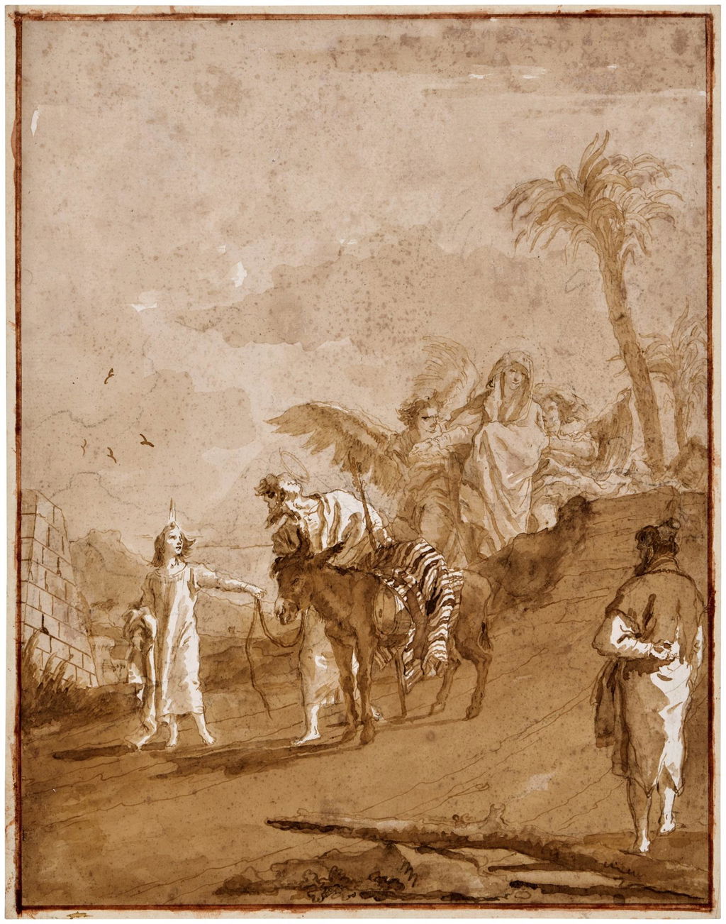 The Holy Family Returns to Nazareth. Image courtesy of Sotheby's