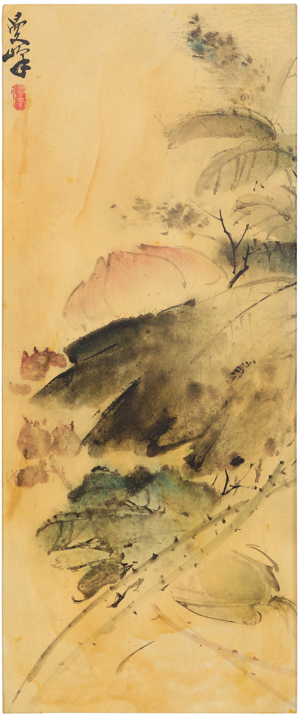 Lotus by Lee Man Fong sold for $27,900. Image courtesy of Phillips