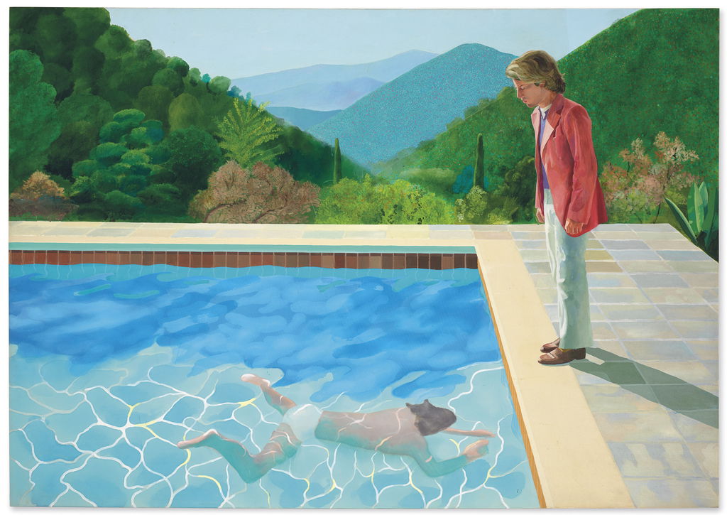Portrait Of An Artist (Pool With Two Figures). Image courtesy of Christie's