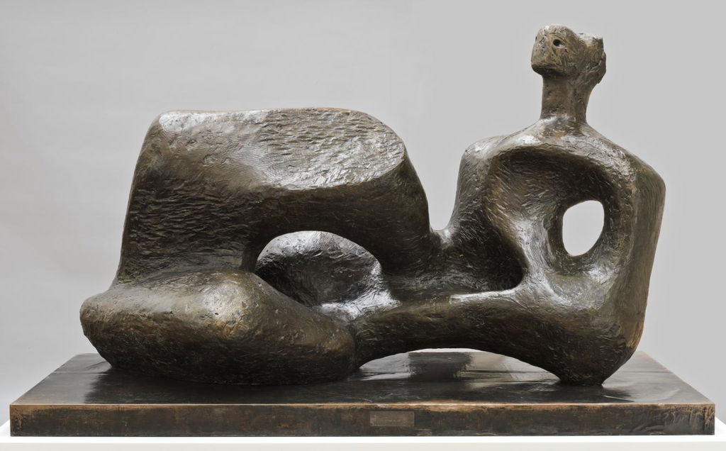 Working Model for UNESCO Reclining Figure (1957). Sold for $3.7m in 1990. Image courtesy of Christie's