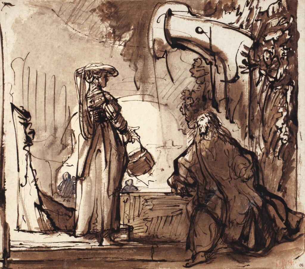 Christ and The Woman of Samaria. Image courtesy of Sotheby's