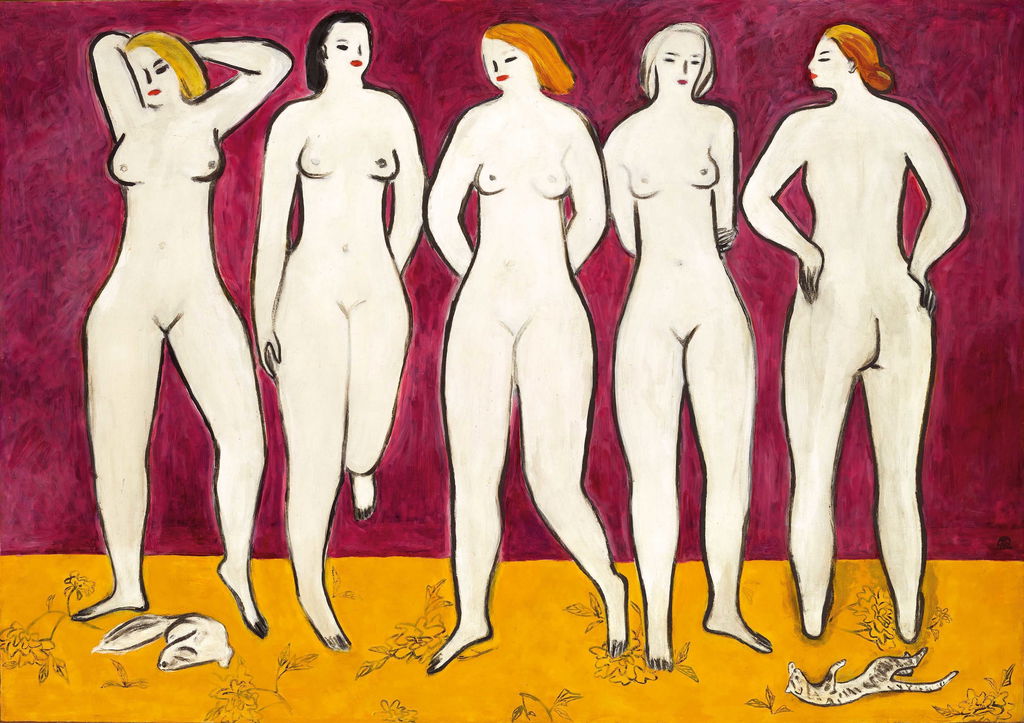 Five Nudes. Image courtesy of Christie's