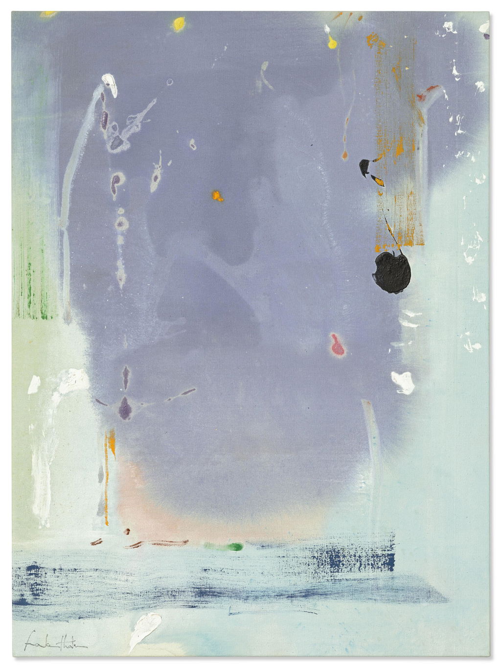 Concerto by Helen Frankenthaler sold for $2.11m.
Image courtesy of Christie's