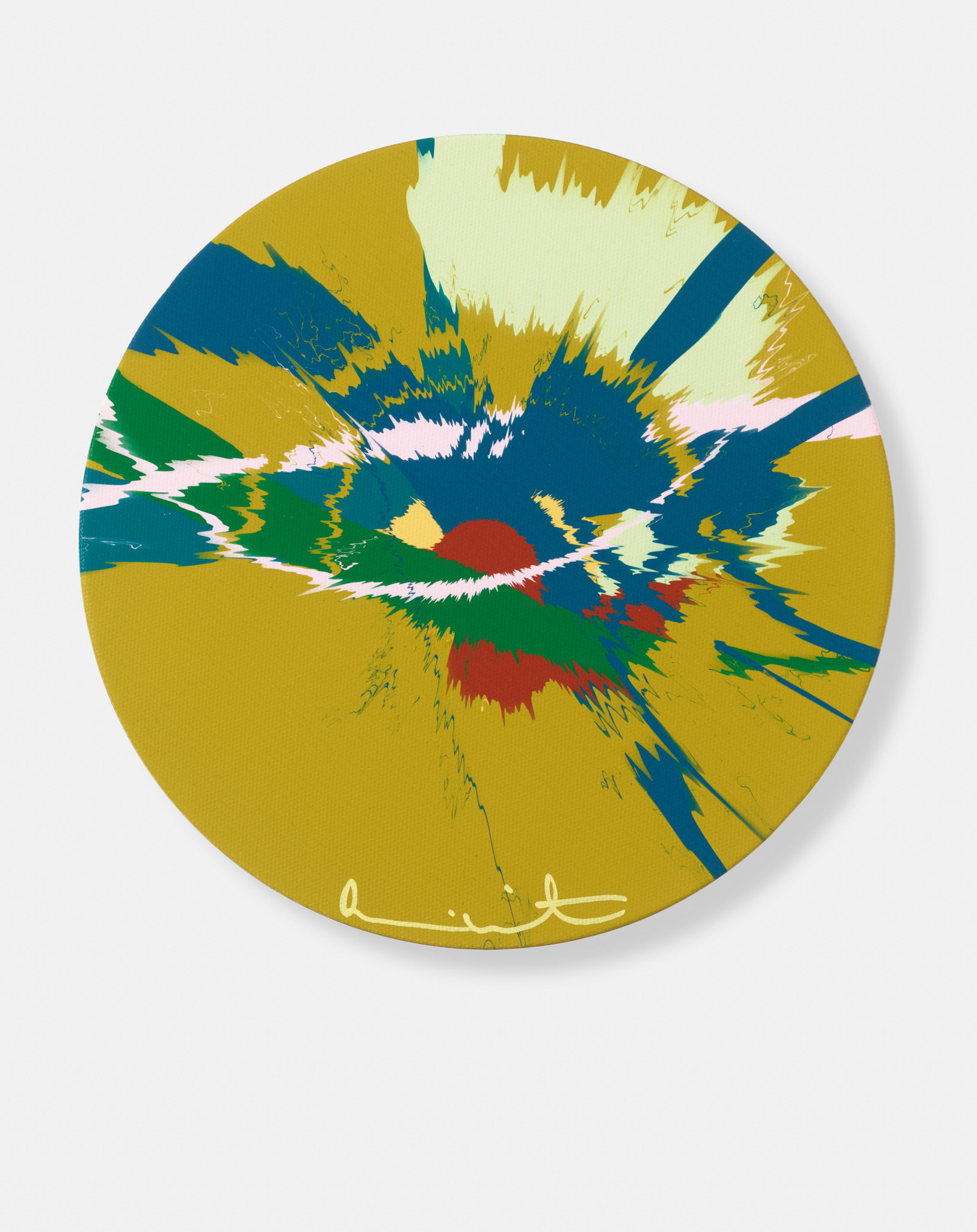 Beautiful, Snow-Tipped Concavely-Disposed Gyration Painting image #1 main image