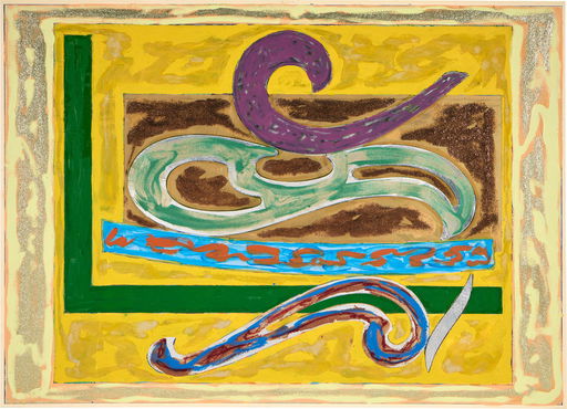 Frank Stella Work Sells for 58% Above Estimate at Auction