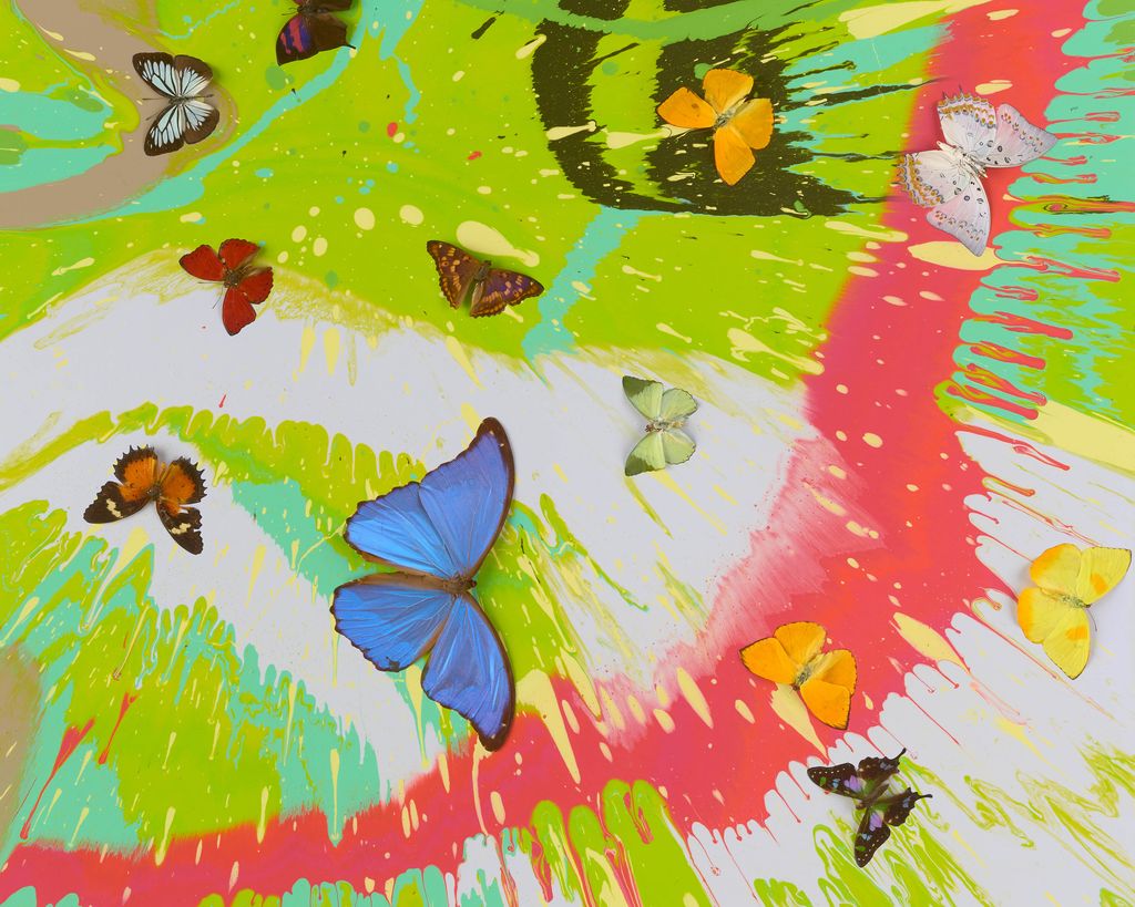 Beautiful Basically Biological Painting (with Butterflies) 4