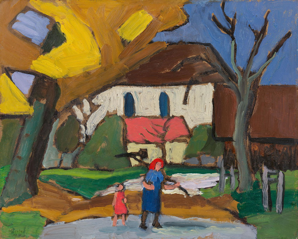 Vor der Kirche. Image courtesy of Kunsthaus Lempertz