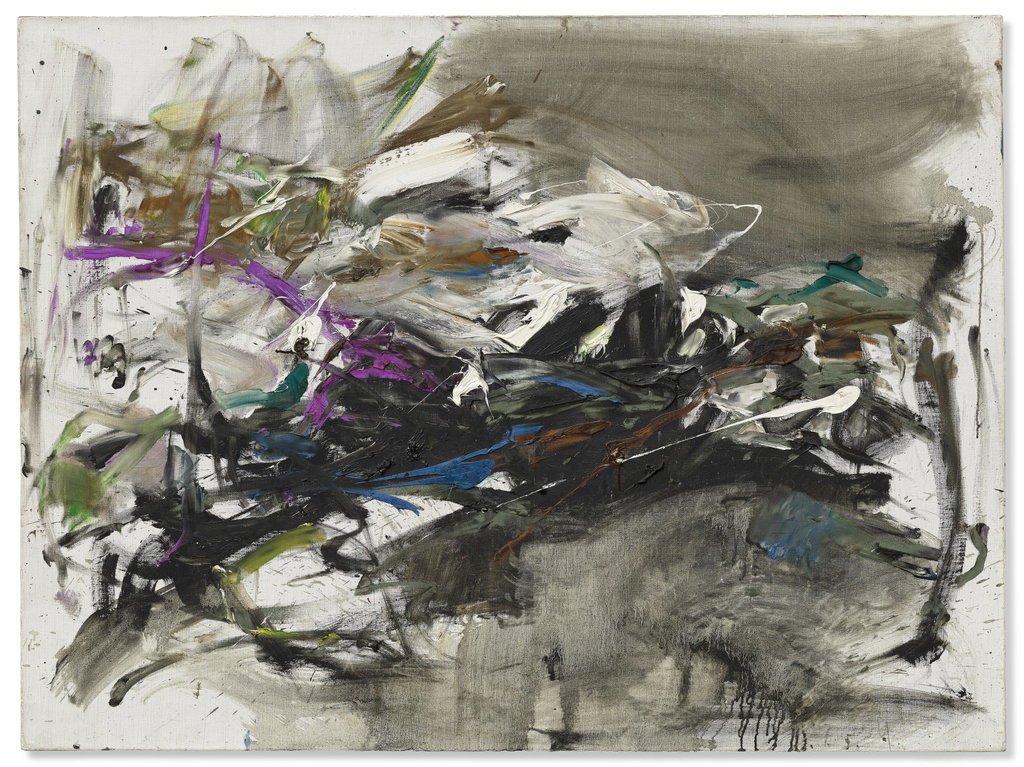 Untitled by Joan Mitchell estimated at $2m (low) to $3m (high). Image courtesy of Christie's