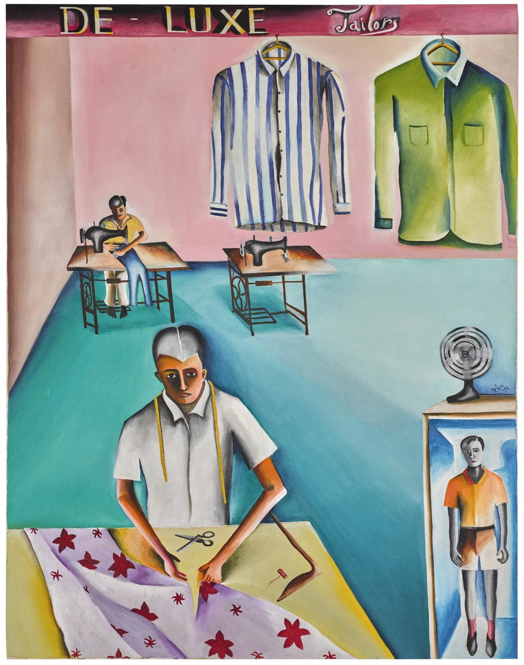 De-luxe Tailors (1972). Sold for $1.47m in 2017. Image courtesy of Sotheby's