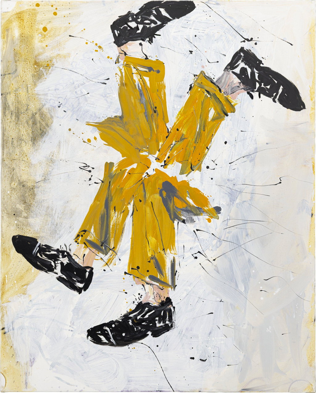 Transmission by Georg Baselitz sold for $858,000. Image courtesy of Phillips