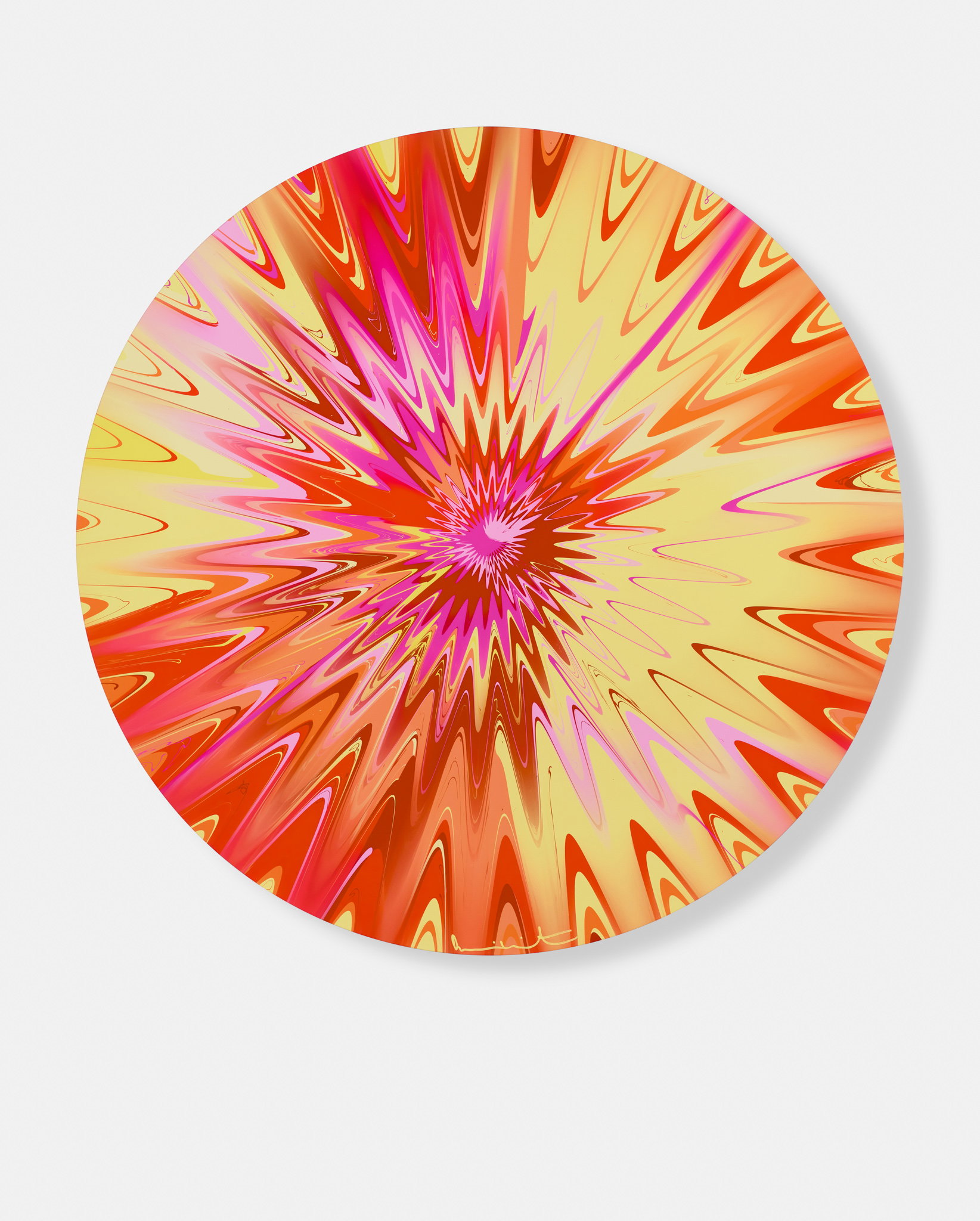 Beautiful, Merely Visible, Soul Ardent, Inessential And Transcendent Implosion Painting image #1 main image