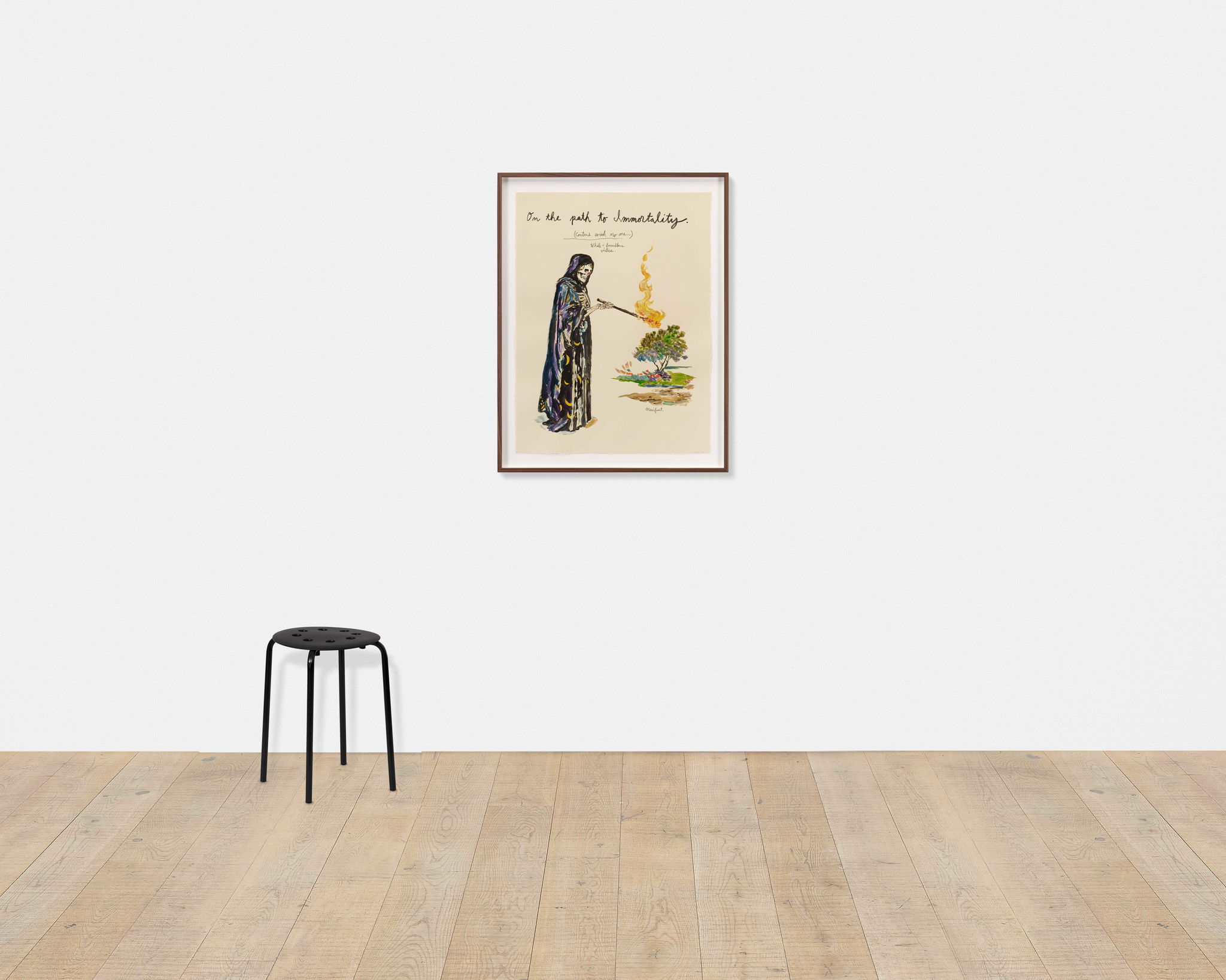 On the path to Immortality.  scale image