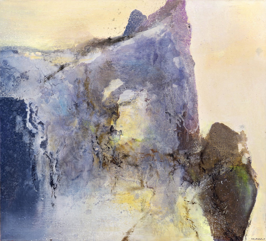 27.10.1992 by Zao Wou-ki estimated at $637,400 (low) to $892,400 (high). Image courtesy of Christie's