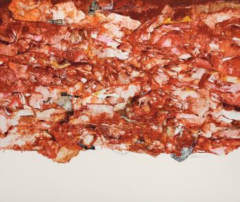 Langit - Langit Merah (Red Ceiling) (2009). Sold for $311,700 in 2012. Image courtesy of Sotheby's