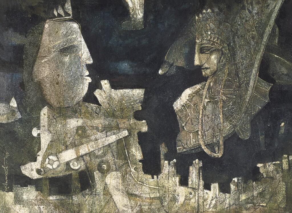 The Dream Conversation (1978). Sold for $852,600 in 2025. Image courtesy of Sotheby's