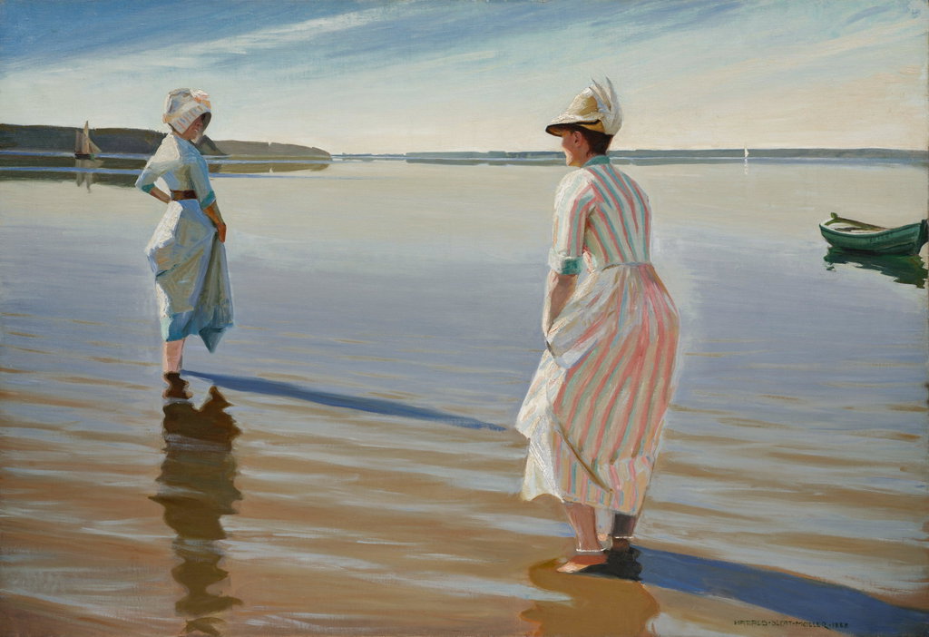 Summer Day (Sommerdag) by Harald Slott-moller sold for $1.29m. Image courtesy of Phillips