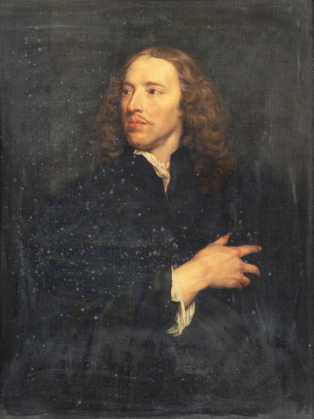Presumed Portrait of Johannes van Balen by Attributed to Lucas Franchoys I sold for $147,700. Image courtesy of Sotheby's