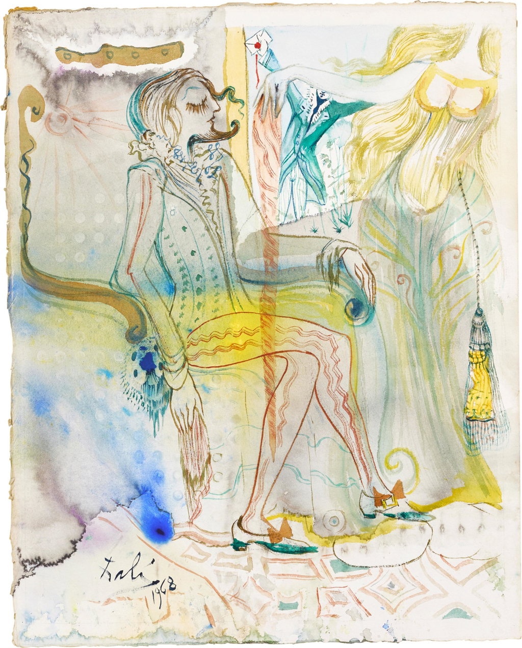 Dumont et Martin (Illustration au Marquis de Sade). Image courtesy of Sotheby's Hong Kong