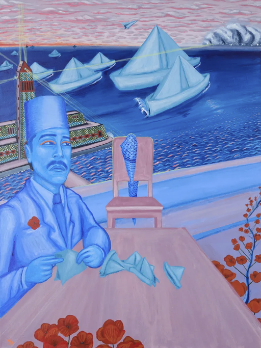 Massoud Hayoun: Paper Ships at Larkin Durey in London