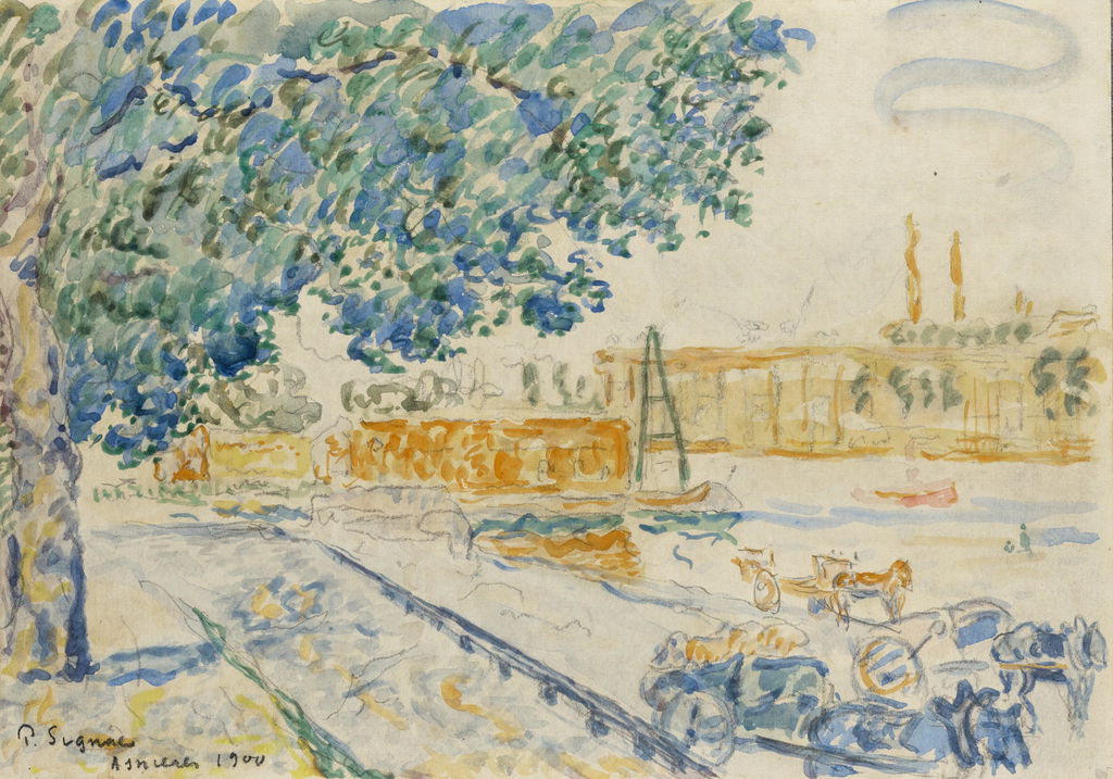 La Seine à Asnières. Image courtesy of Christie's