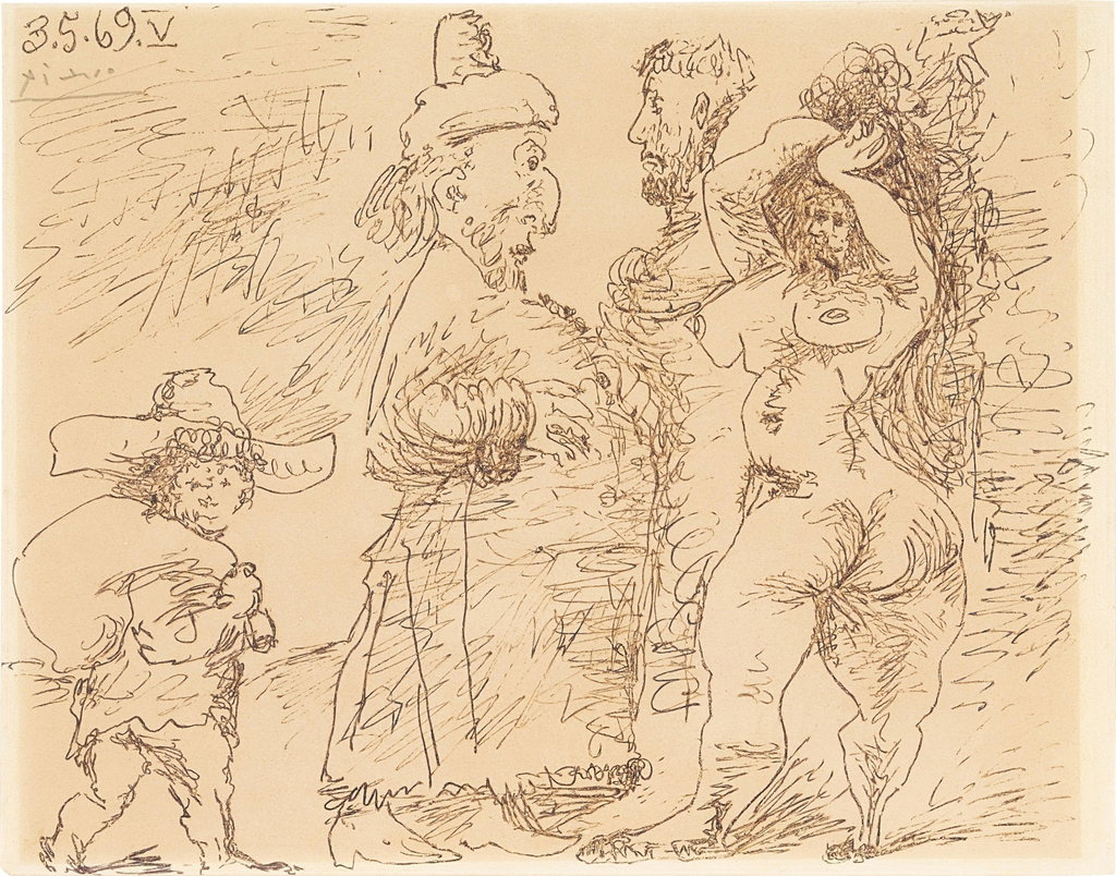 Quatres personnages. Image courtesy of Sotheby's Hong Kong