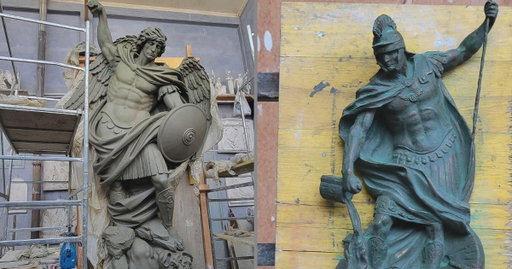 Quincy blocked from installing $850,000 Catholic saint statues outside public building by Massachusetts high court