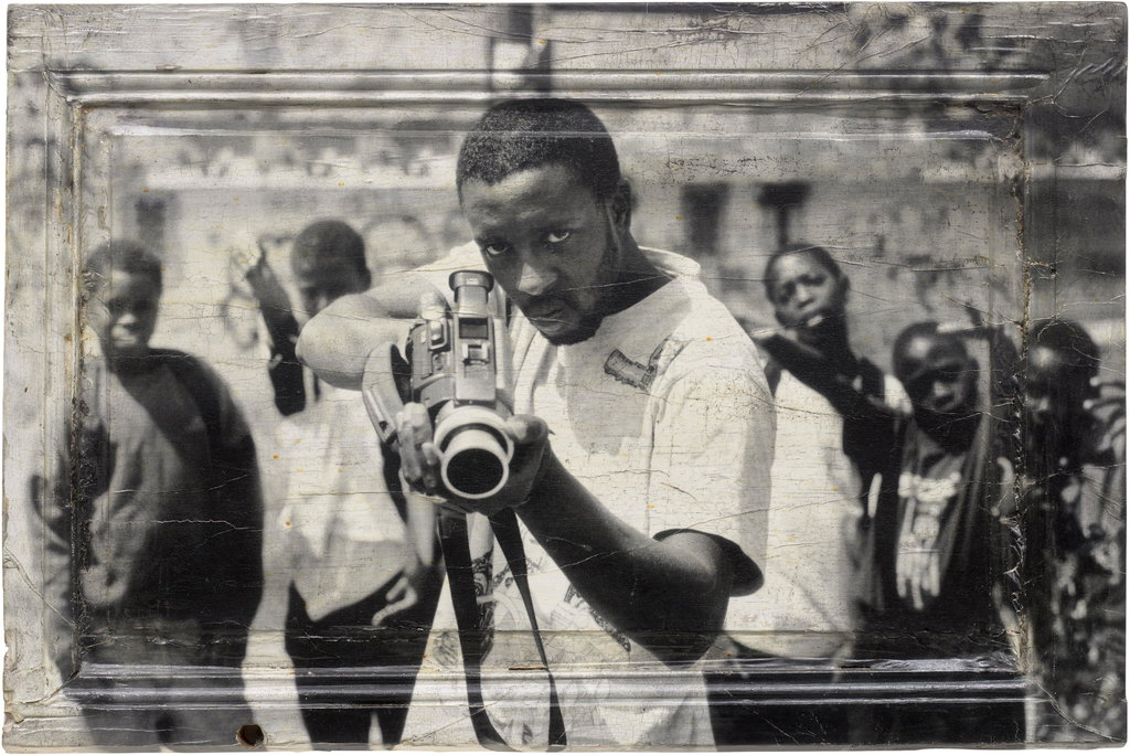 28 Millimeters, Portrait of a Generation Ladj ly by JR sold for $34,400. Image courtesy of Phillips