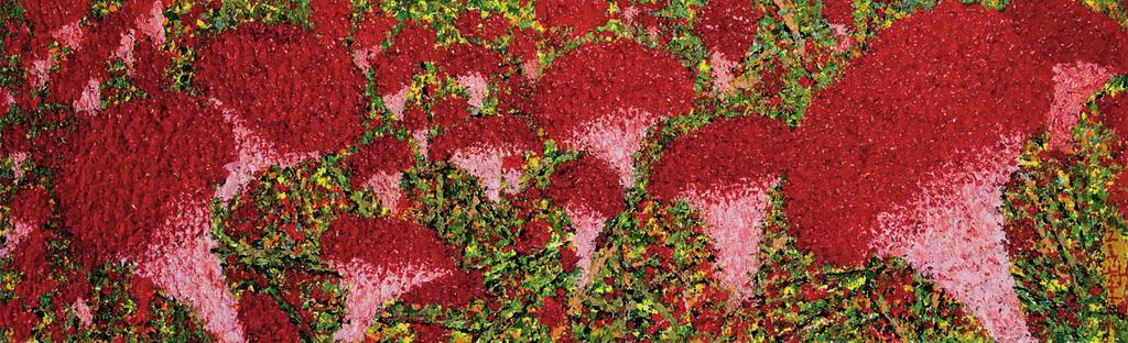 Cockscomb (2007). Sold for $39,100 in 2008. Image courtesy of Seoul Auction