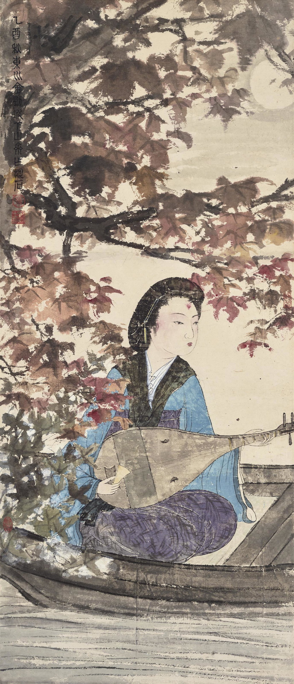 The Song of the Pipa Player by Fu Baoshi sold for $1.08m. Image courtesy of Christie's